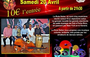 Soirée Live avec La Ruta salsa